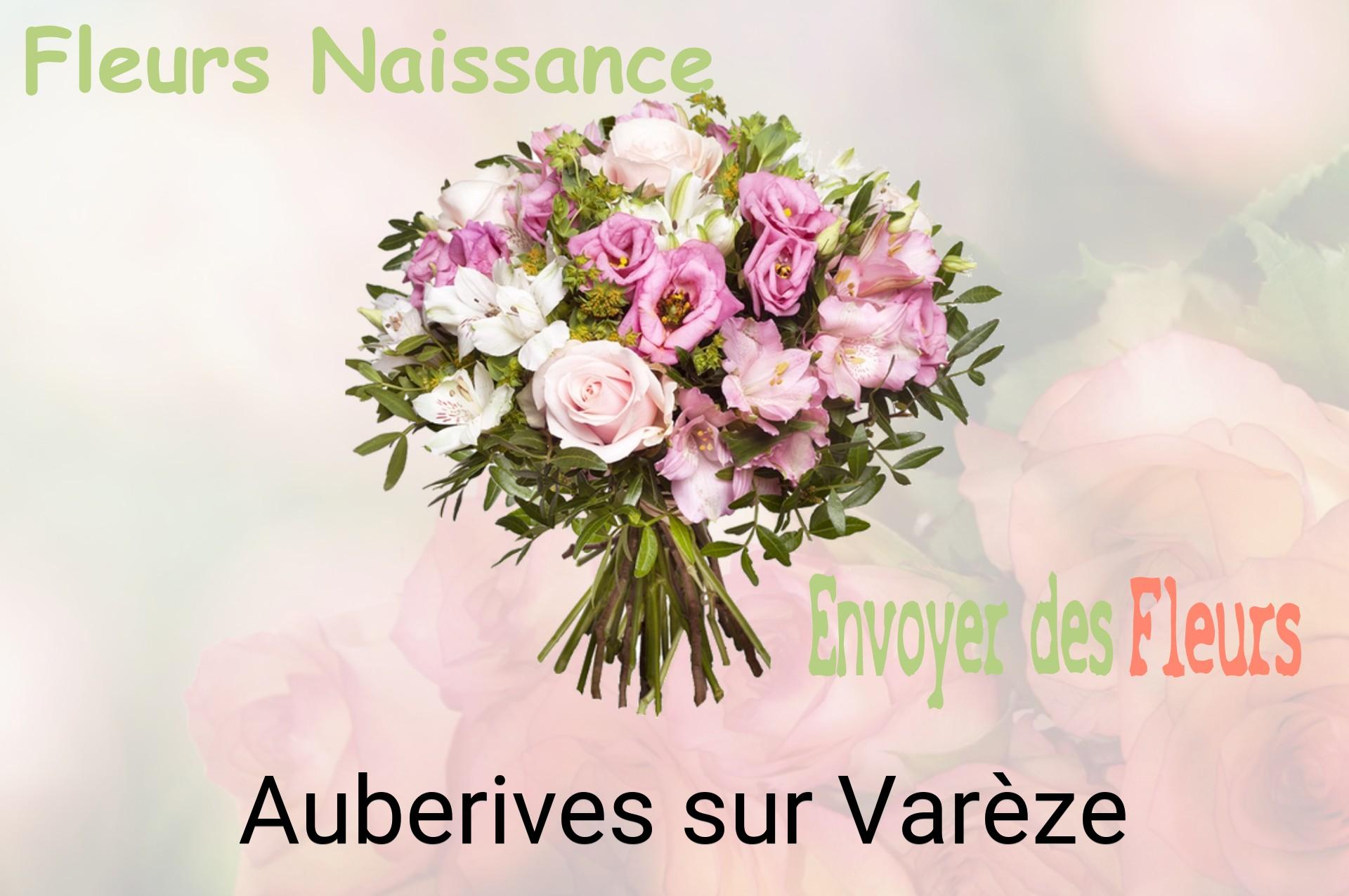 Bouquet de fleurs de naissance livré à Auberives-sur-Varèze