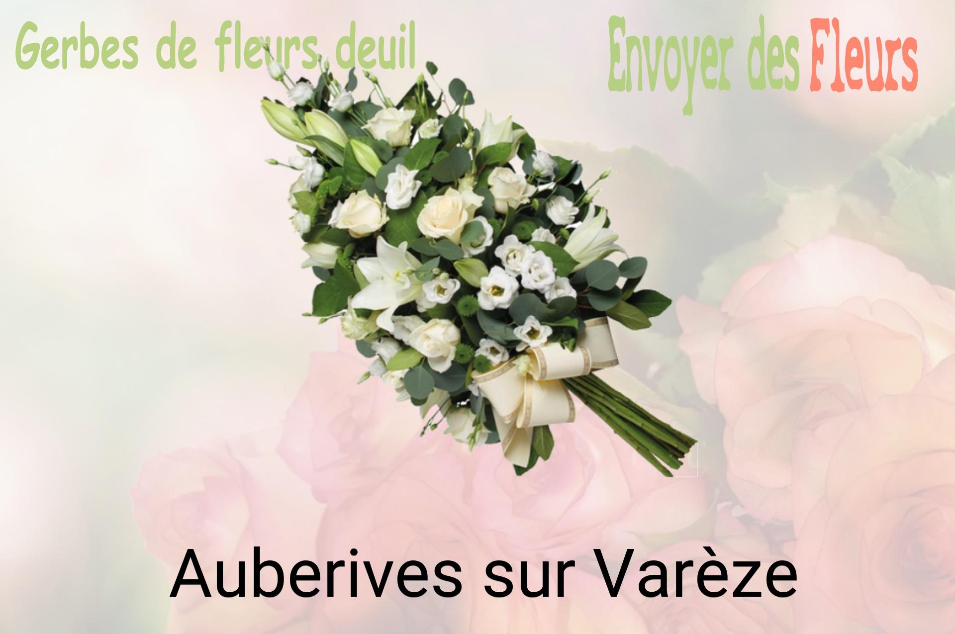 Gerbe de fleurs de deuil livrée à Auberives-sur-Varèze